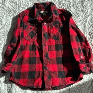 Cherokee Flannel Button Down Shirt